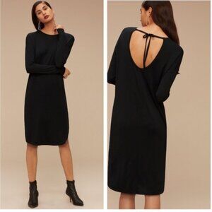 Aritzia Babaton Jaco Noble Casual Dress black medium